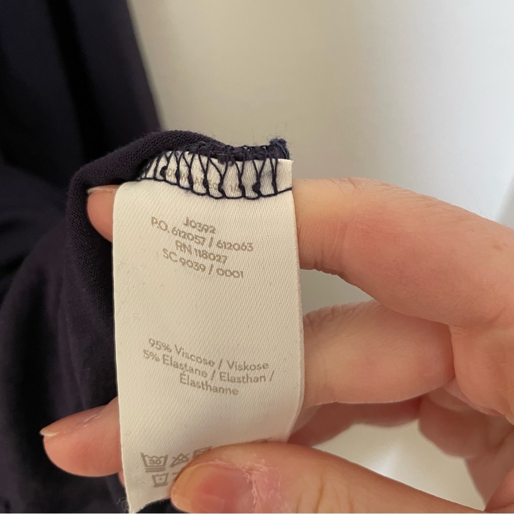BODEN Beatrice Jersey Jumpsuit Navy pockets US 10 $108 - Picture 6 of 8